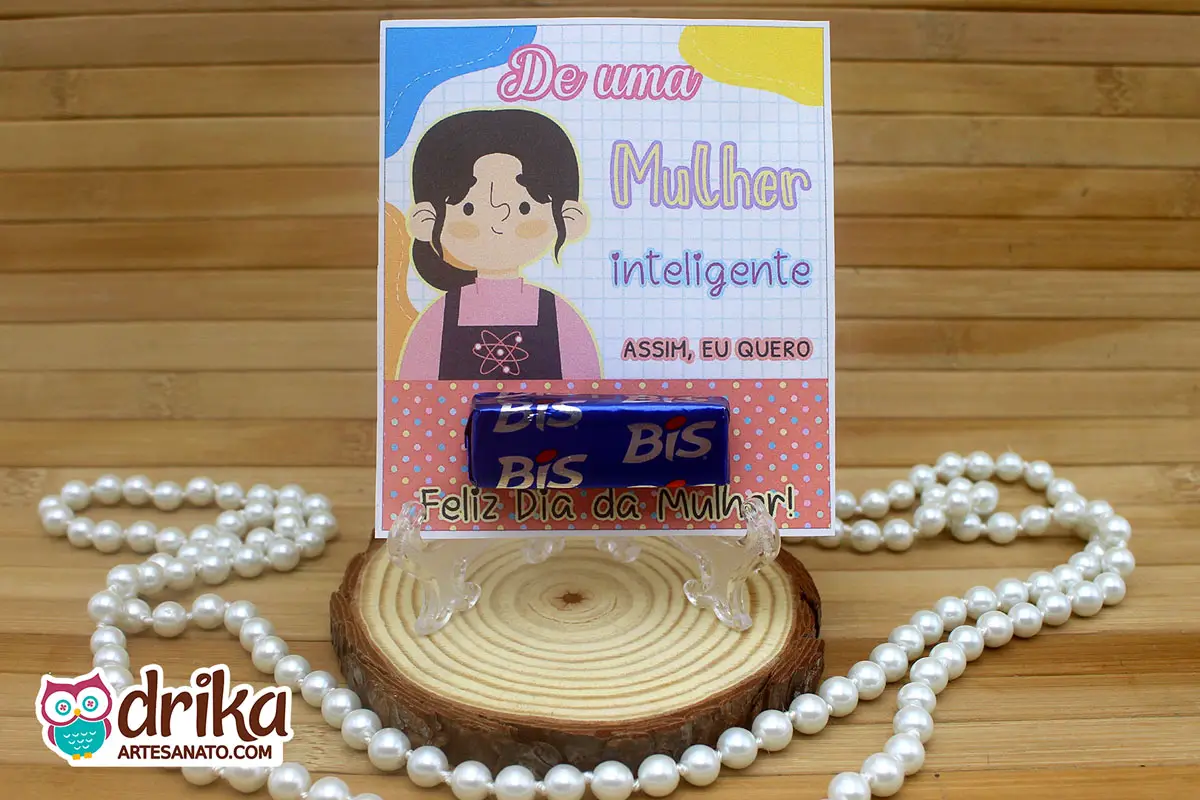 Pequeno Mimo, Grande Significado: Cartão Bis Dia da Mulher para Imprimir!