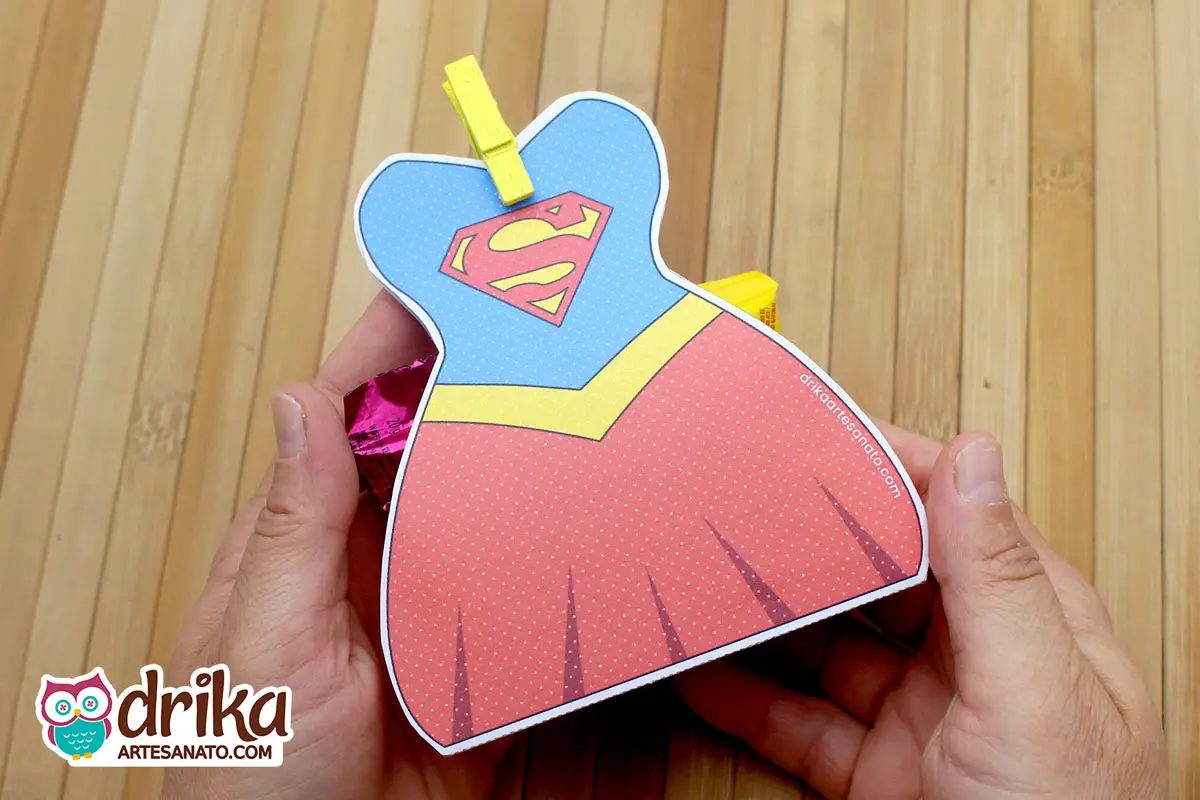 Presente Heroico: Caixa Vestido de Super Mãe para o Dia das Mães!