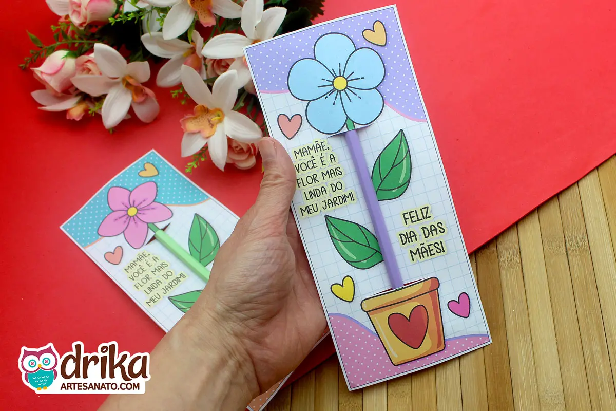 Personalização e Carinho: Cartões Exclusivos com Mensagem de Gratidão para o Dia das Mães!