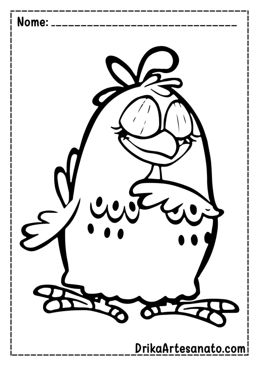 50 Desenhos da Galinha Pintadinha para Colorir Grátis em PDF
