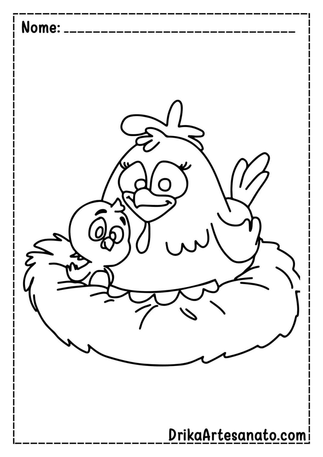 50 Desenhos da Galinha Pintadinha para Colorir Grátis em PDF