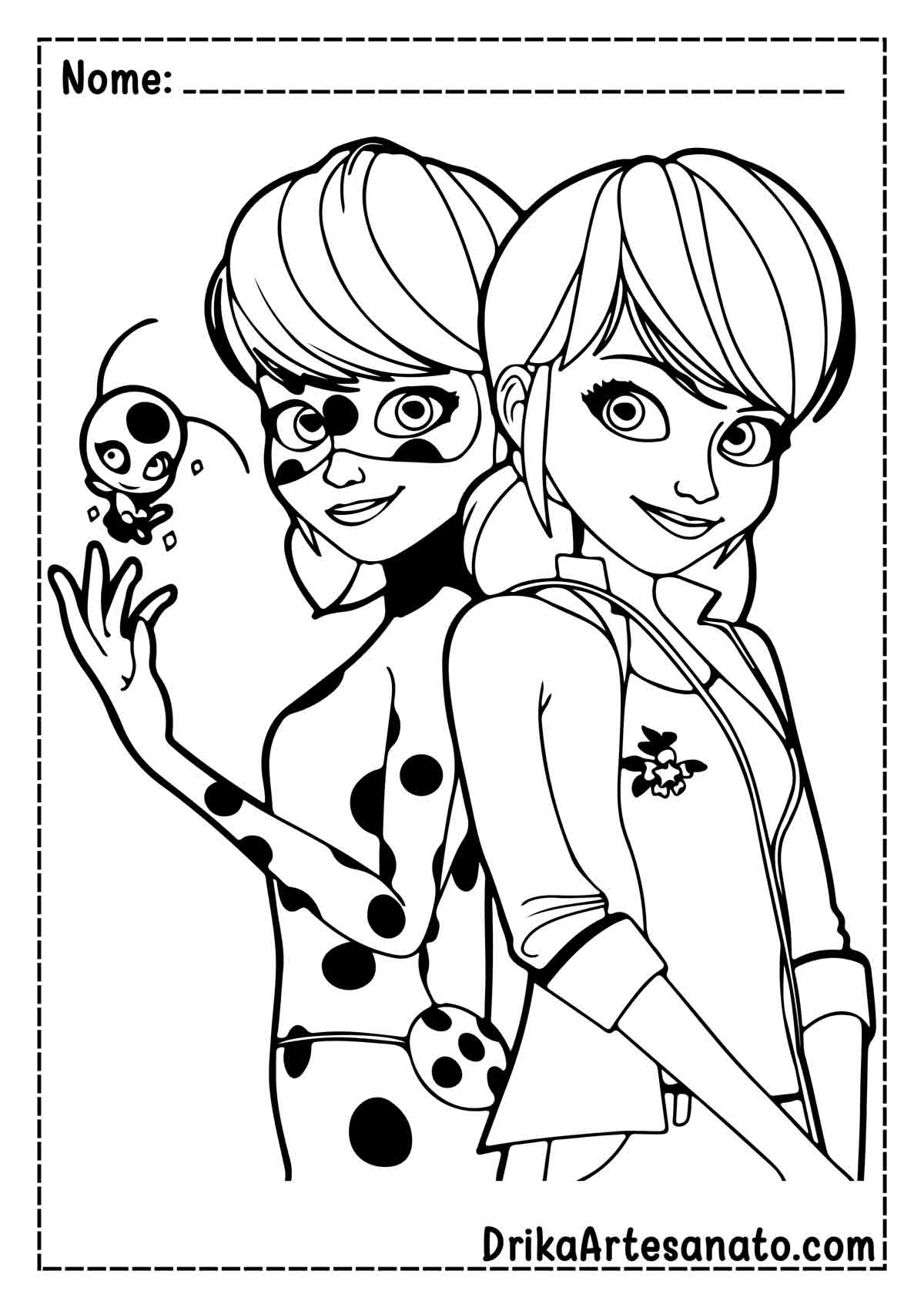 Desenhos de Miraculous 11 para Colorir e Imprimir