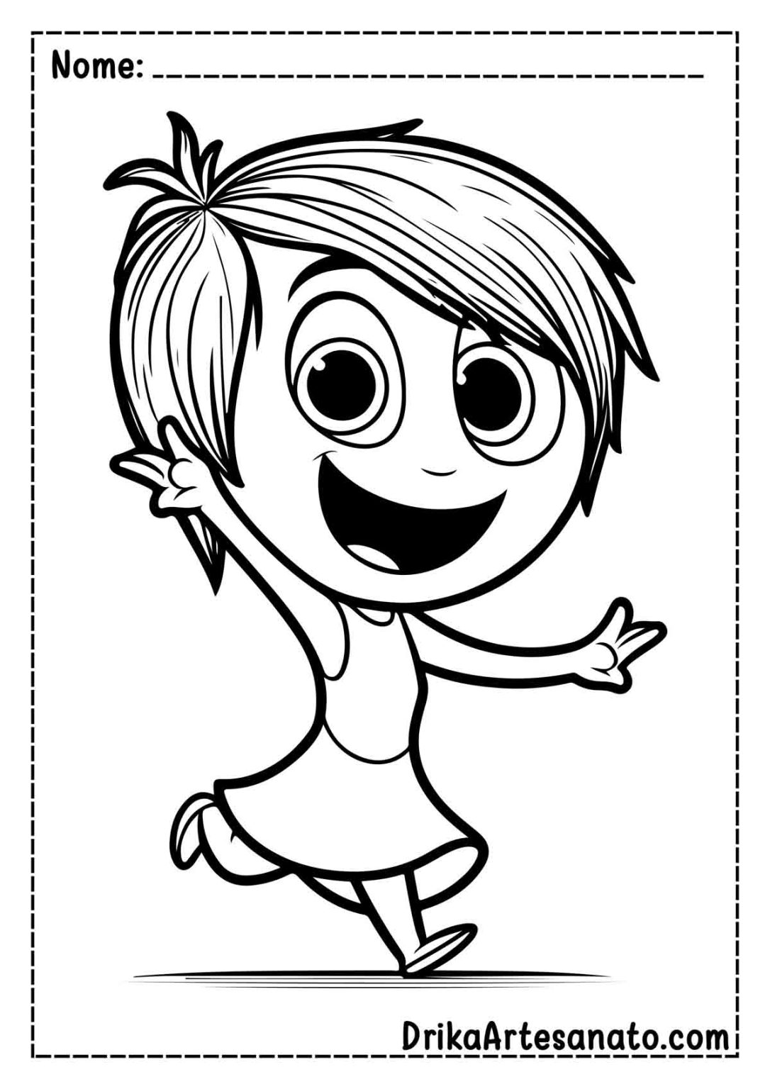 50 Desenhos de Divertida-Mente para Colorir Grátis em PDF
