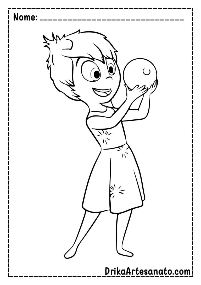 50 Desenhos de Divertida-Mente para Colorir Grátis em PDF