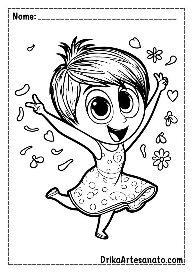 50 Desenhos de Divertida-Mente para Colorir Grátis em PDF