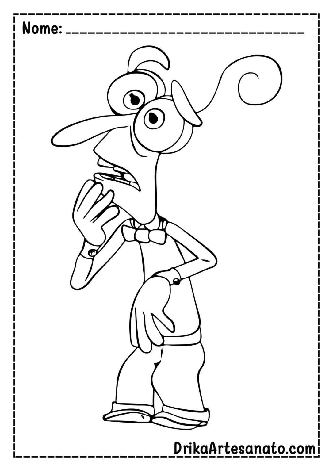 50 Desenhos de Divertida-Mente para Colorir Grátis em PDF