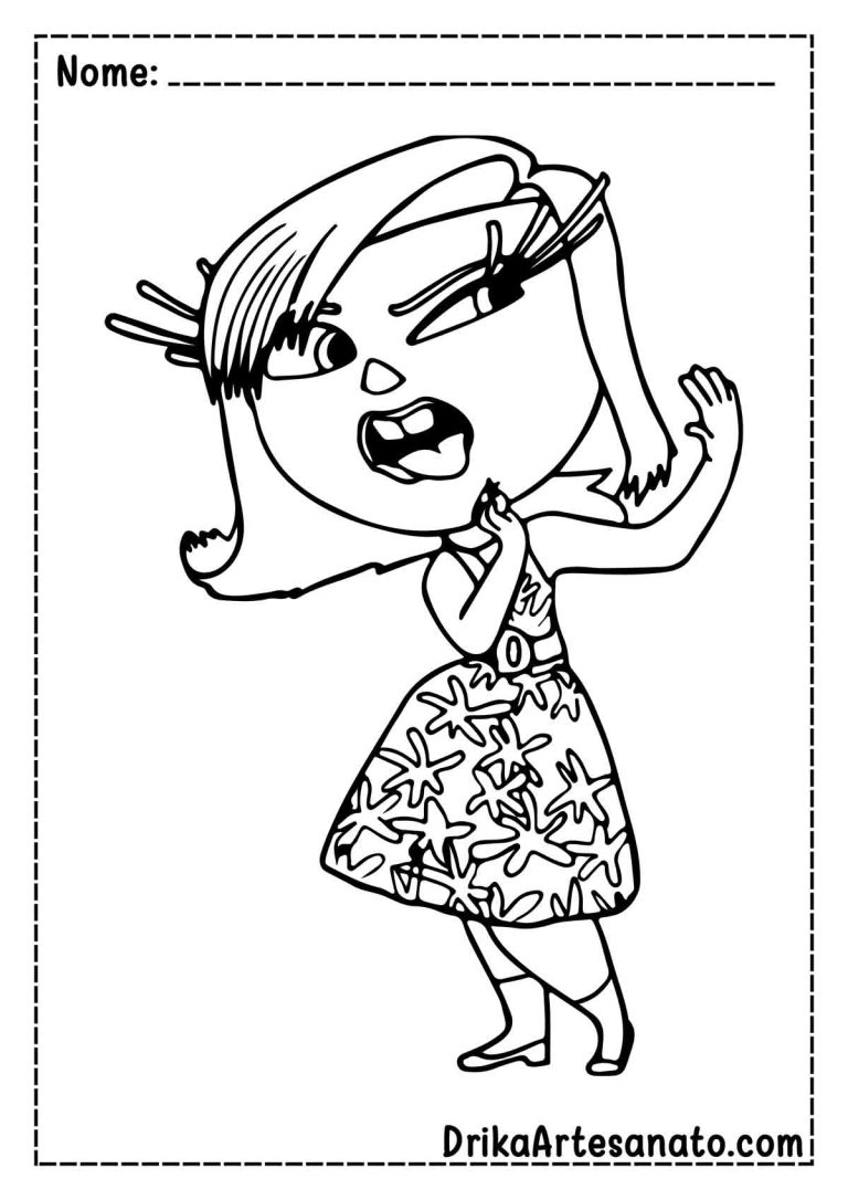 50 Desenhos de Divertida-Mente para Colorir Grátis em PDF
