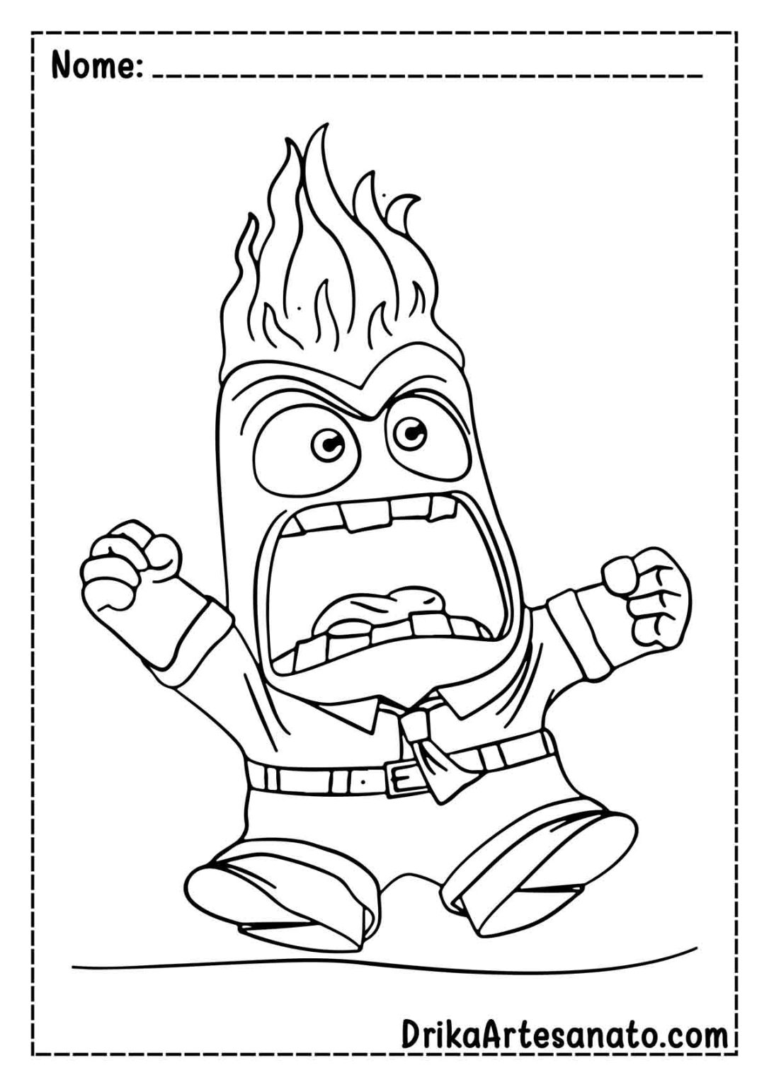 50 Desenhos de Divertida-Mente para Colorir Grátis em PDF