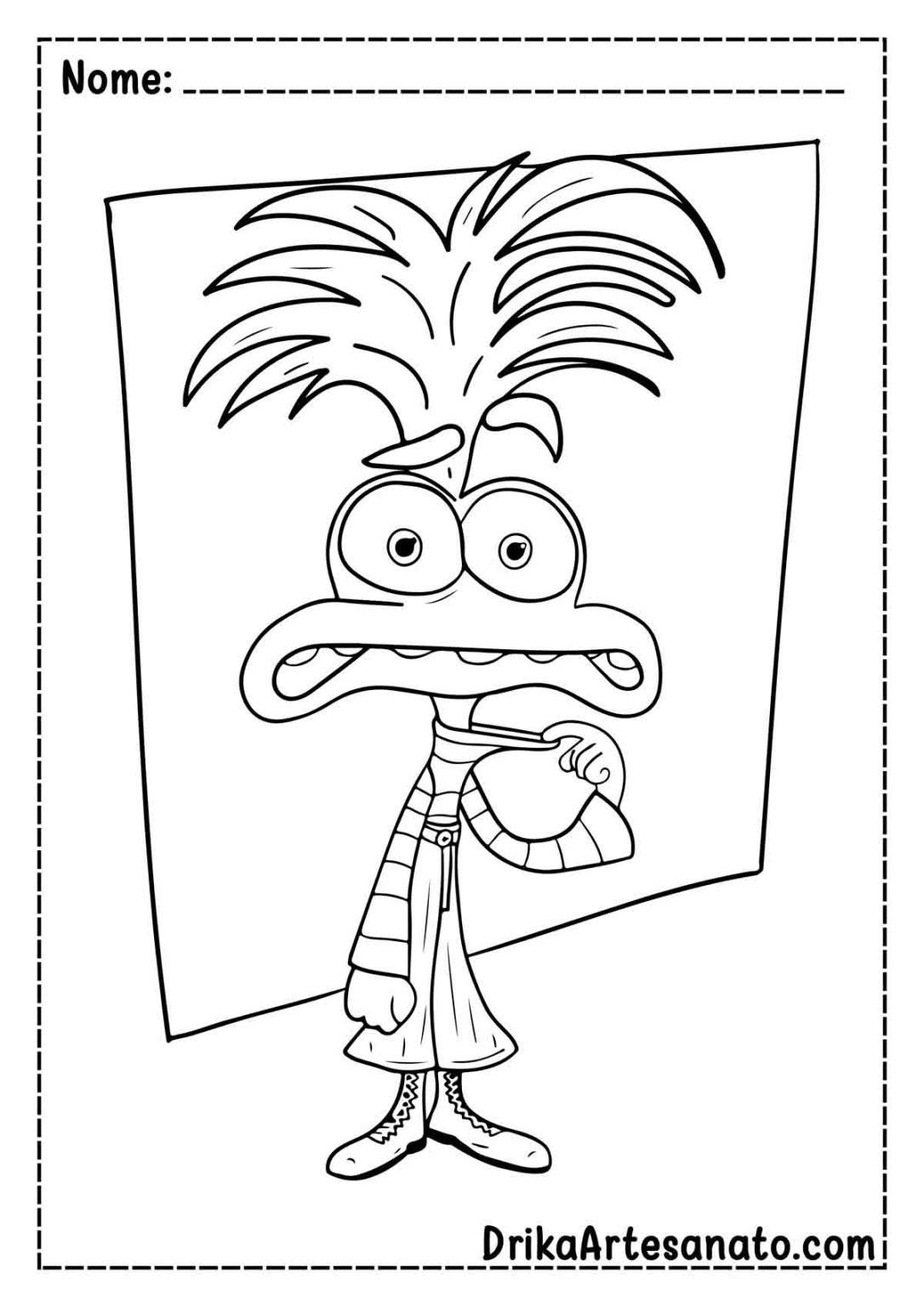 50 Desenhos de Divertida-Mente para Colorir Grátis em PDF
