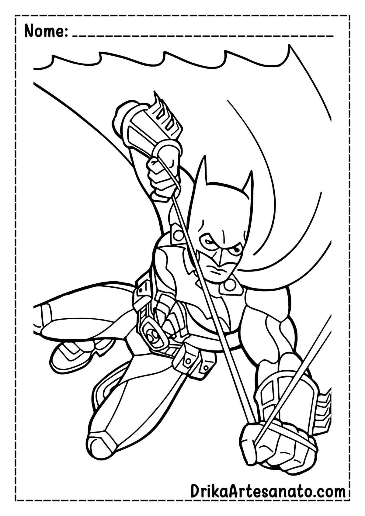 Desenho do Batman para Imprimir