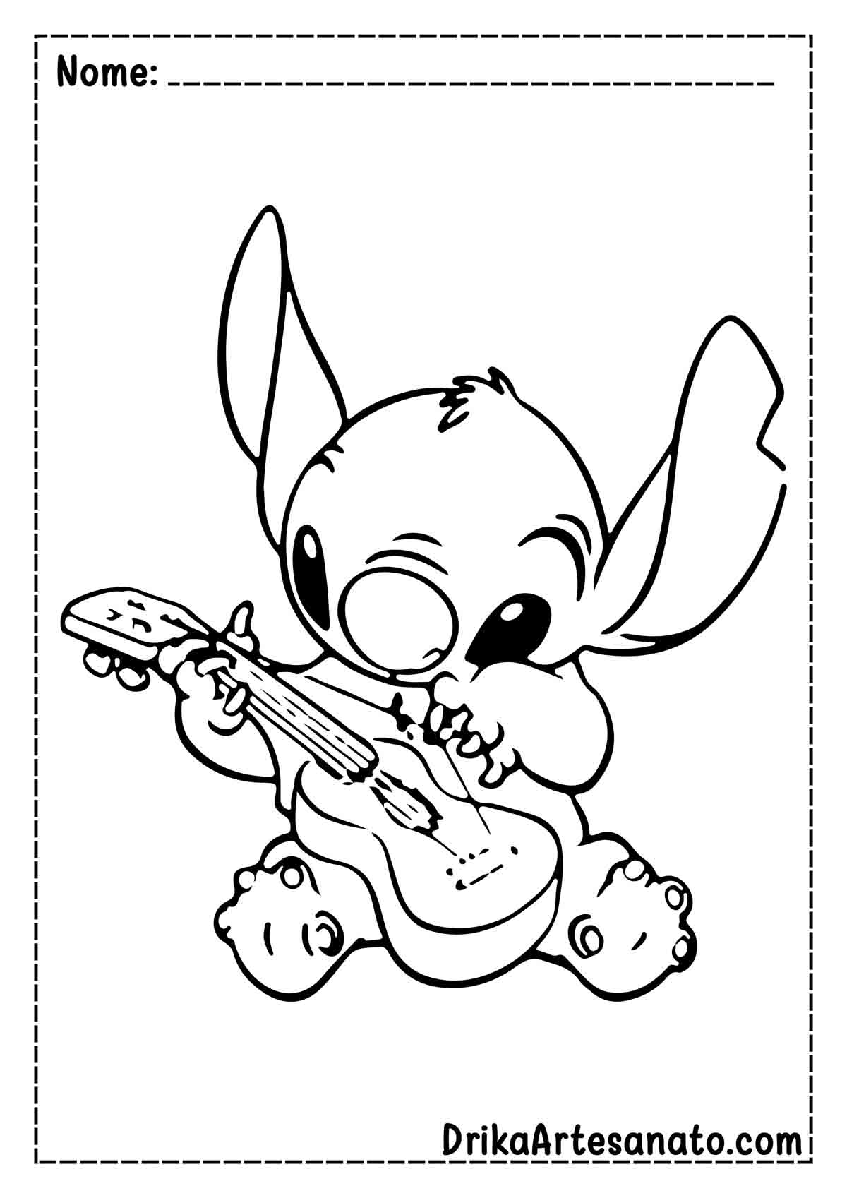 Desenho do Lilo e Stitch para Imprimir