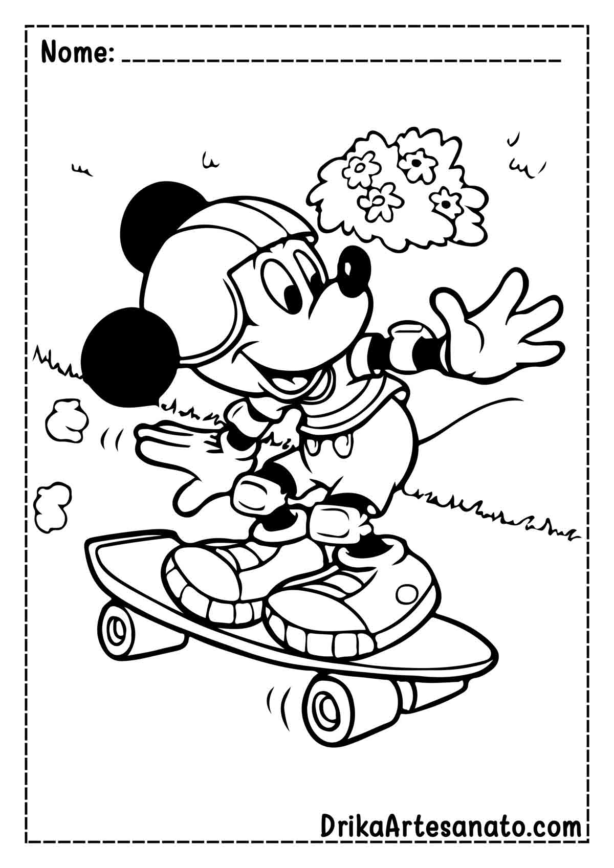 Desenho do Mickey para Colorir