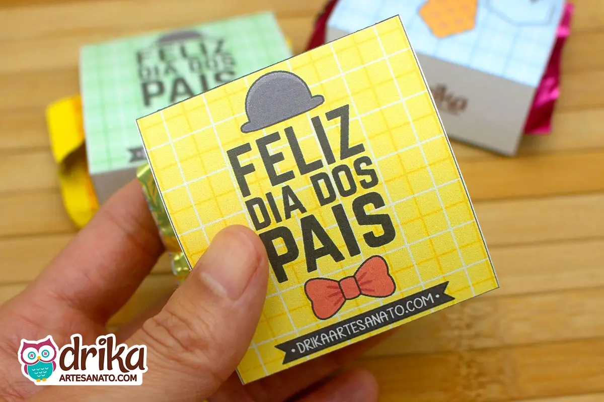 Mimo para o Dia dos Pais: Camisa Porta Bombom