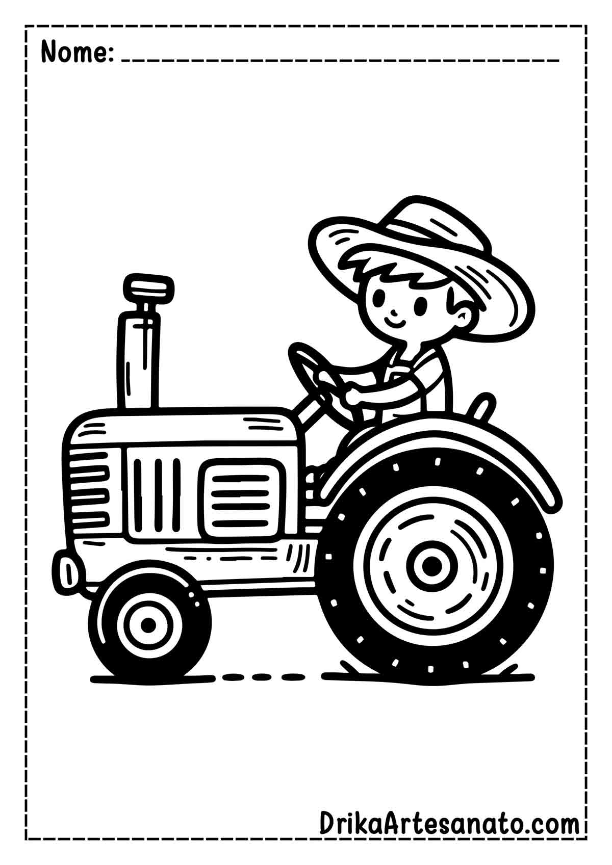 50 Desenhos De Trator Para Colorir Gr tis Em PDF
