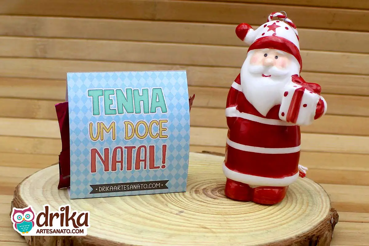 Camisa Porta Bombom de Anjinho: Tenha um Doce Natal!