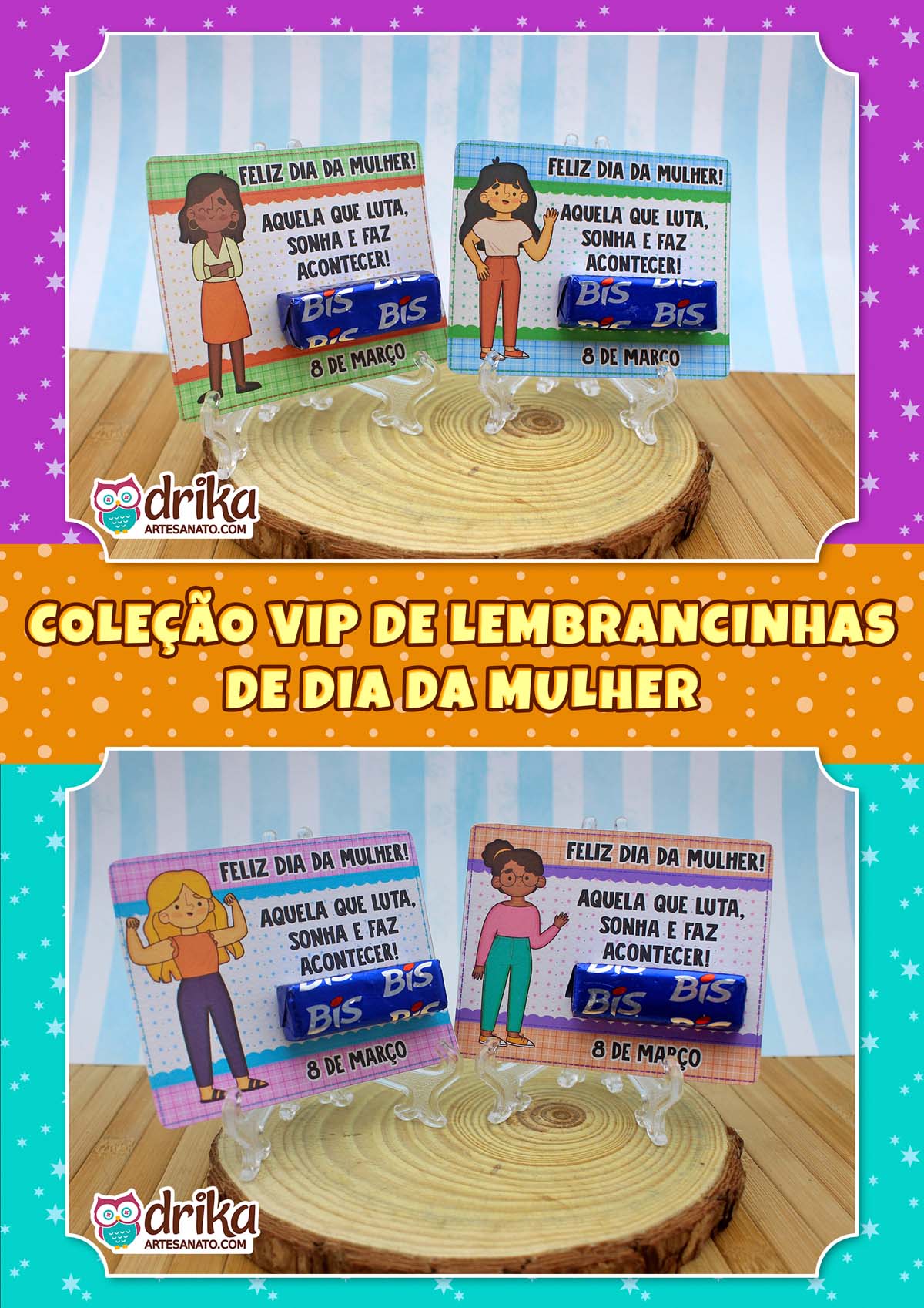 Celebre o Dia da Mulher com uma Lembrancinha Feita à Mão