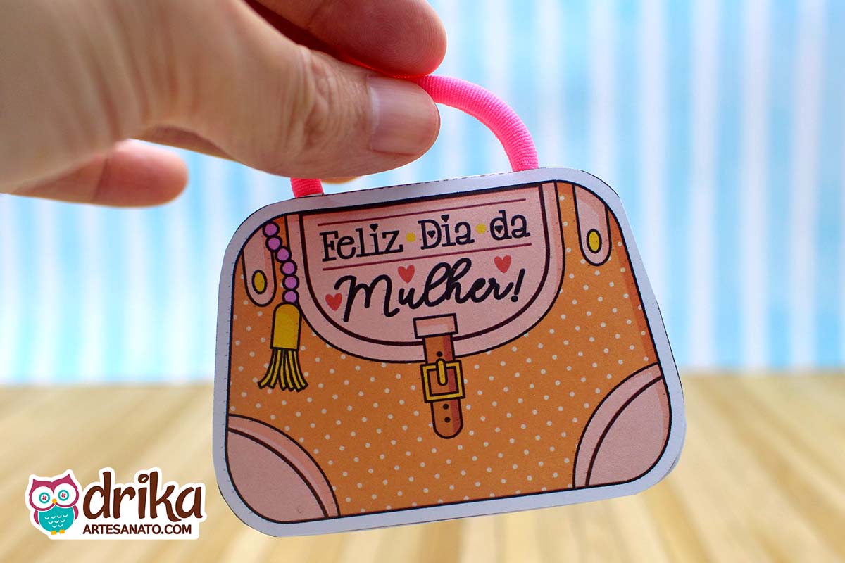 Lembrancinha de Dia da Mulher: Bolsinha Porta Xuxinha