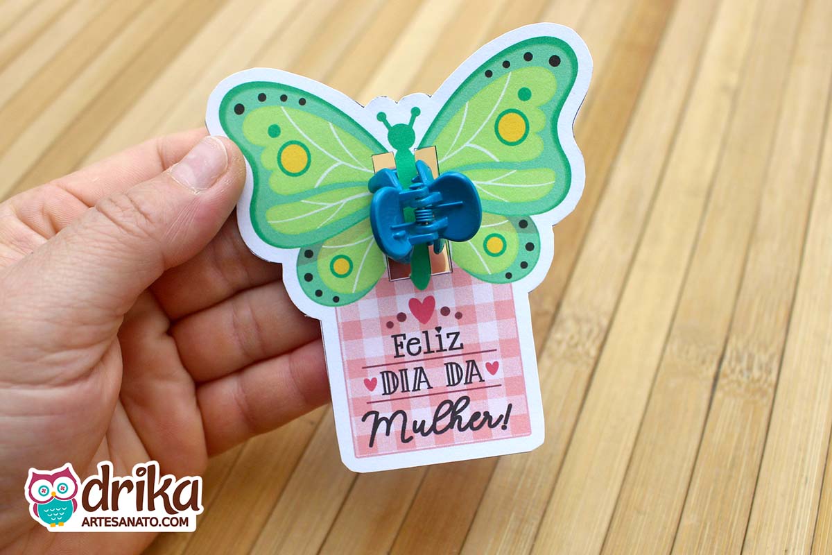 Card Mini Piranha de Cabelo: Perfeito para Educação Infantil e Eventos