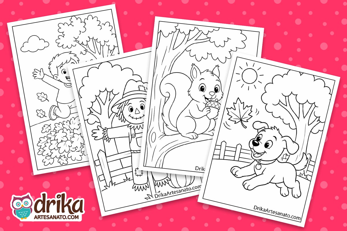 Fall Leaves and Autumn Trees Coloring Pages for Kids (15 Free Printables)