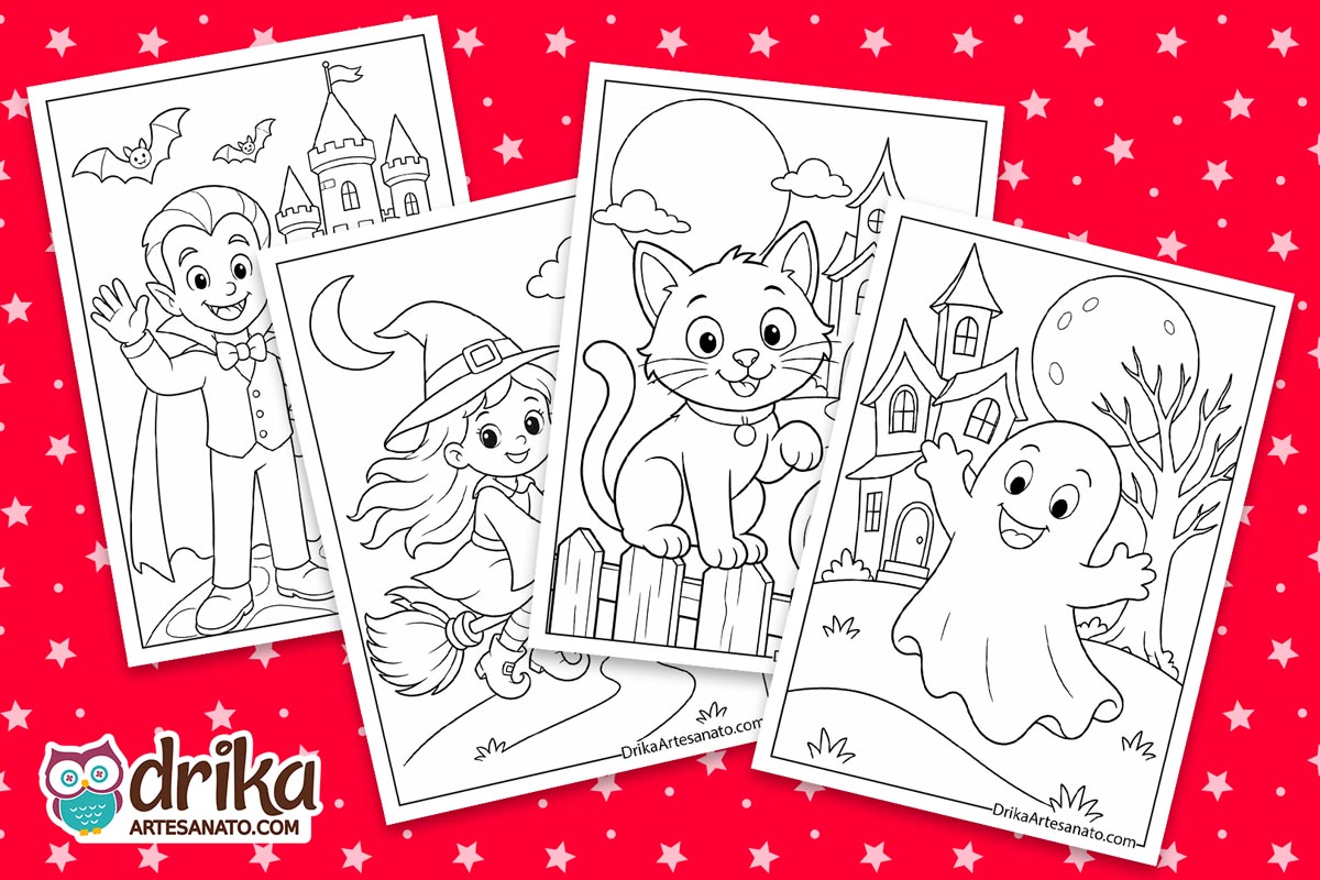 Haunted House and Spooky Castle Coloring Pages for Kids (25 Free Printables)